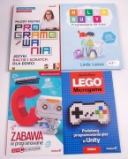 ZESTAW 4 książki: MISTRZ PROGRAMOWANIA, HELLO RUBY, JĘZYK C, LEGO Microgame