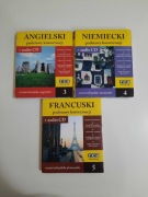 Angielski, Niemiecki, Francuski. Podstawy konserwacji. Rozmówki + płyta CD