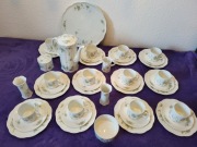 Serwis Rosenthal Classic Rose Monbijou Grün Ranke 12