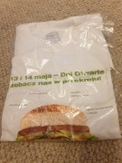 KOSZULKA T-SHIRT MCDONALDS ROZMIAR M DNI OTWARTE ! UNIKAT W FOLII NOWA !