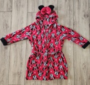 Szlafrok z kapturem Myszka Minnie Disney dziewczynka 7/8 lat 128 cm uszy
