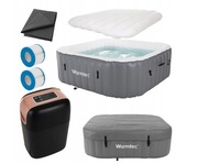 Ogrodowe SPA domowe basen dmuchany hydromasaż duży Morea 6 os. 198cm