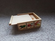 Mini układanka Puzzle drewniane Samoloty Dusty Skipper