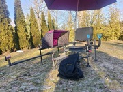 OKAZJA Fotel / Kombajn / Siedzisko / Kosz / Podest wędkarski