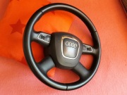 KIEROWNICA  AUDI A6 C6 CZARNA SKÓRZANA /2008/ KOMPLET