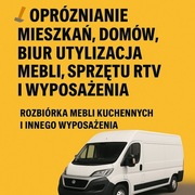 Usługi transportowe, przeprowadzki utylizacja mebli i sprzętu RTV