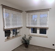 Firany roleta ''rzymska'' na karnisz 