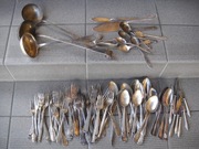 Srebro sztućce plater - zestaw 3,9 kg.