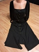 Sukienka midi Oliver Bonas len I wiskoza Nowa