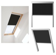 Roleta zaciemniająca 78x98 DUA 4249 Fakro Velux Optilight Czarna M04 MK04