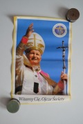 Plakat, flaga, Jan Paweł II, 2002 r