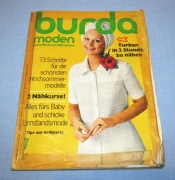 Burda Moden 7/1971 + wykroje Vintage Moda szycie krawiectwo