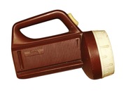 Mocna latarka PRL „1 Centra” Starogard Gdański na cztery baterie R20