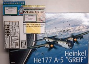 Heinkel He-177 Greif+ blaszki + maski 