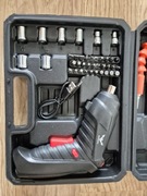 Wkretak elektryczny Wkrętarka 3.6V 5Nm wielofunkcyjna Walizka 47 elementów 