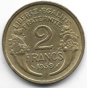 Francja 2 frank 1939