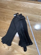 Chabsy czarne nowe do butów do jazdy konnej 146 cm  CLASSICSTRETCH