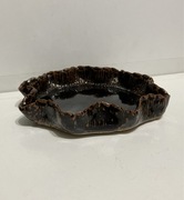 patera na biżuterię ceramika ROASE brąz falbanka 