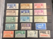 BRITISH ANTARCTIC TERRITORY 1963 KOMPLET + ODMIANA 1 FUNT 