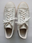 Adidas Buty Sportowe Stan Smith 38 Damskie Skóra Białe Sneakersy Panterka