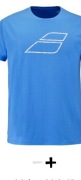Koszulka dziecięca Babolat Exercise Cotton Tee Boy Malibu Blue 12 - 14 lat