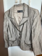 Zestaw komplet duo spódniczka i marynarka żakiet szaro-beżowy Gary Weber S