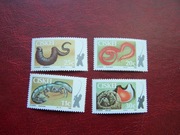 Ciskei 1984 MNH Mi. 57/60 Fauna Morska Wędkarstwo Skorupiaki