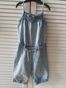 ZARA kombinezon bawełniany jeans na lato r.104 BDB