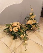 STROIK na grób cmentarz WIOSENNA WIĄZANKA na płytę nagrobną + BUKIET