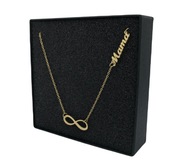 Naszyjnik złoty mama prezent stal chirurgiczna