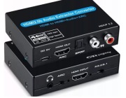 Ekstraktor dźwięku ARC HDMI 4K HDR HDCP2.2 Toslink