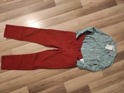 Spodnie 140 koszula 134 nowe z metką na święta 