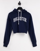 Granatowa bluza z kapturem Hollister S/36