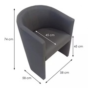 Fotel KORA Kronos22 Kubełkowy z Agata Meble