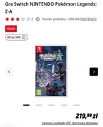 Gra Switch NINTENDO Pokémon Legends: Z-A