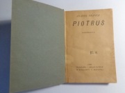 PIOTRUŚ Anatol France 1920