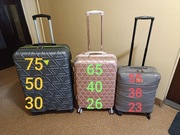 Walizka podróżna x 3 Tanio CAŁOŚĆ 