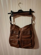 Skórzana torba "shopperka" firmy BANNANA REPUBLIC