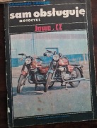 Sam obsługuje motocykl jawa cz