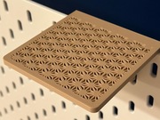 Górna Półka do IKEA SKADIS z Japońskim Wzorem Asanoha - NOOK.LA