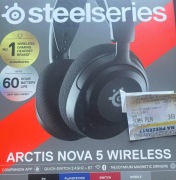 Słuchawki nauszne SteelSeries Nova 5 Wireless Bluetooth czarne