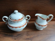 Stary zestaw cukiernica i mlecznik Rosenthal RC Hildegard