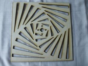 Ozdoba na ściane, Kwadracik, z Drzewa