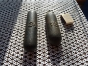 2 stare wagi zegarowe