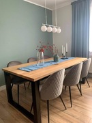 Stół Dębowy Rozkładany 200x90cm/ 260x90cm, loft.