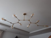 LAMPA BRANCHING GOLD 8 KLOSZY, DOMODES