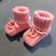 Skarpetki niemowlęce ręcznie robione