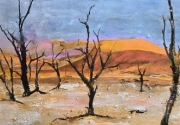 Namibia, Obraz akrylowy na płótnie,  50x70x1cm, 