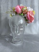 Stroik kwiatowy na opasce, wianek kwiatowy, diadem