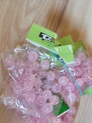 Perły mrożone różowe